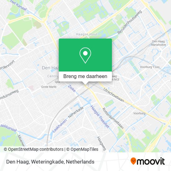 Den Haag, Weteringkade kaart