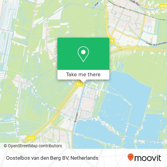 Oostelbos van den Berg BV kaart