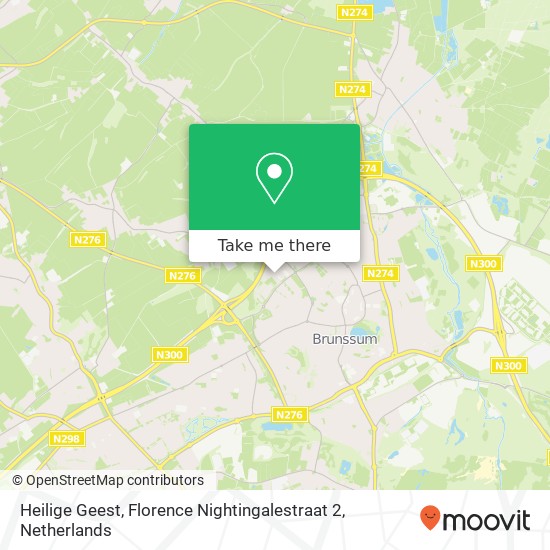 Heilige Geest, Florence Nightingalestraat 2 kaart