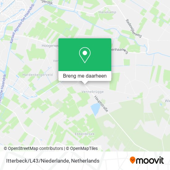 Itterbeck/L43/Niederlande kaart
