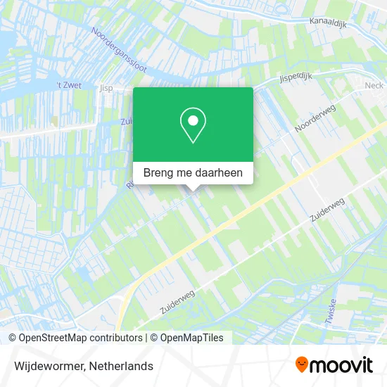 Wijdewormer kaart