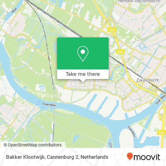 Bakker Klootwijk, Cannenburg 2 kaart
