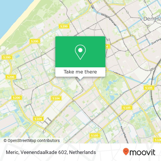 Meric, Veenendaalkade 602 kaart