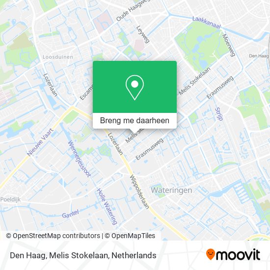 Den Haag, Melis Stokelaan kaart