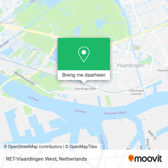 RET-Vlaardingen West kaart