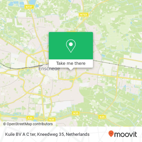 Kuile BV A C ter, Kneedweg 35 kaart