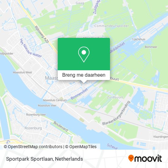 Sportpark Sportlaan kaart