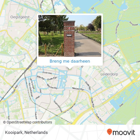 Kooipark, Kooizicht kaart