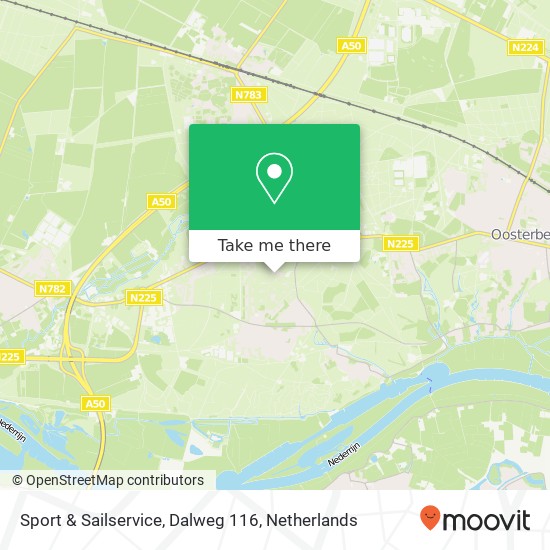 Sport & Sailservice, Dalweg 116 kaart