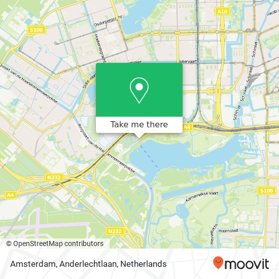 Amsterdam, Anderlechtlaan kaart