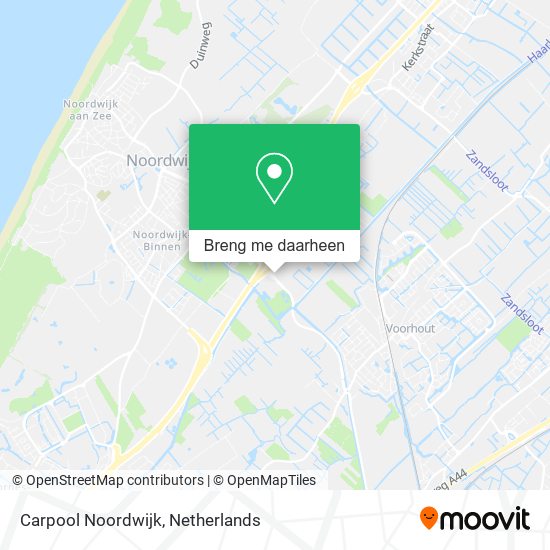Carpool Noordwijk kaart