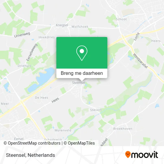 Steensel kaart