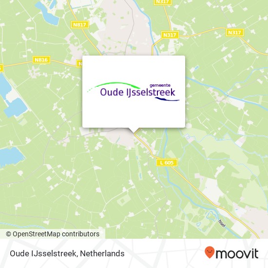 Oude IJsselstreek kaart