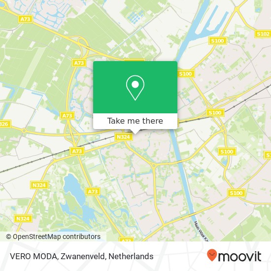 VERO MODA, Zwanenveld kaart