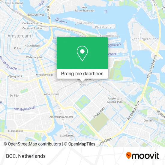BCC kaart
