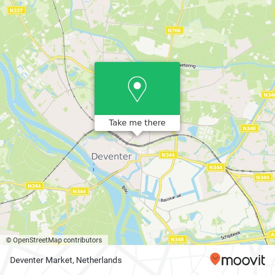 Deventer Market, Rielerweg 23 kaart
