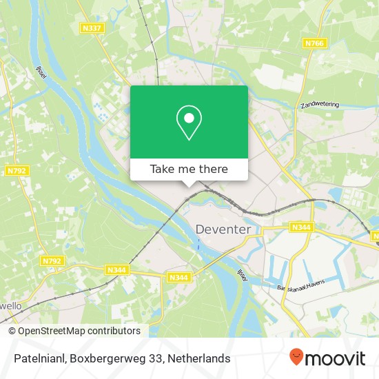 Patelnianl, Boxbergerweg 33 kaart