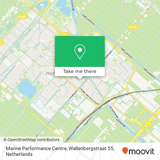 Marine Performance Centre, Wallenbergstraat 55 kaart