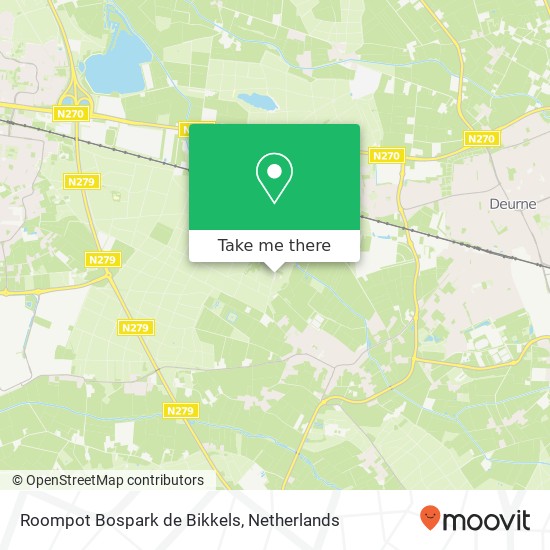 Roompot Bospark de Bikkels, Biesdeel 4 kaart