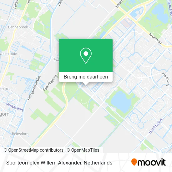 Sportcomplex Willem Alexander kaart