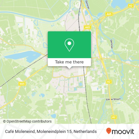 Café Moleneind, Moleneindplein 15 kaart
