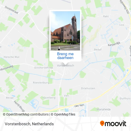 Vorstenbosch kaart