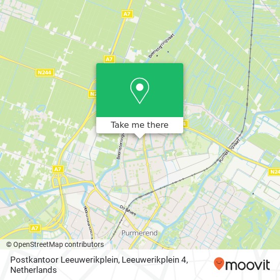 Postkantoor Leeuwerikplein, Leeuwerikplein 4 kaart