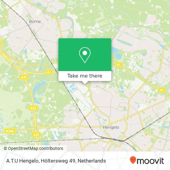A.T.U Hengelo, Höltersweg 49 kaart