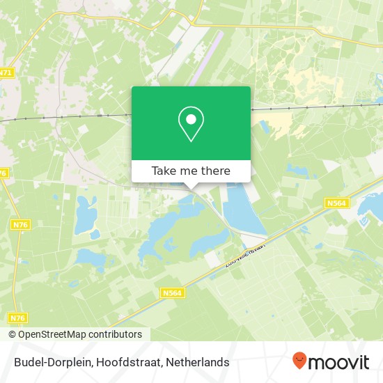 Budel-Dorplein, Hoofdstraat kaart