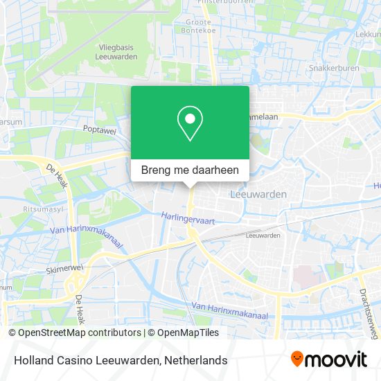 Holland Casino Leeuwarden kaart