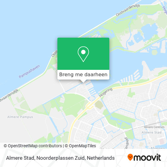 Almere Stad, Noorderplassen Zuid kaart