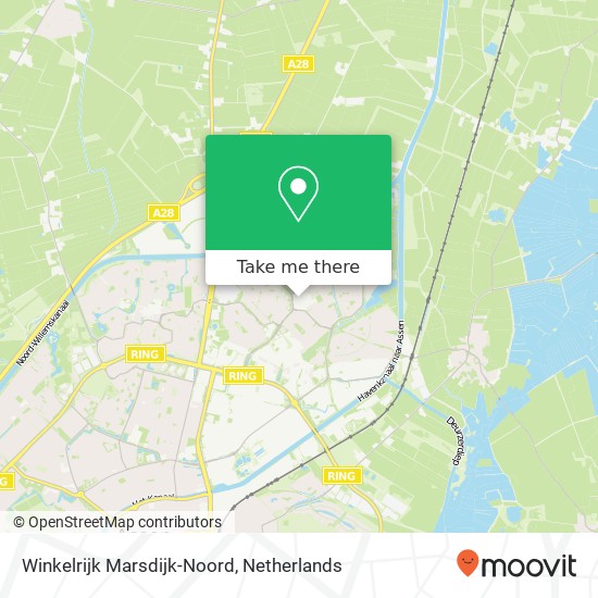 Winkelrijk Marsdijk-Noord kaart