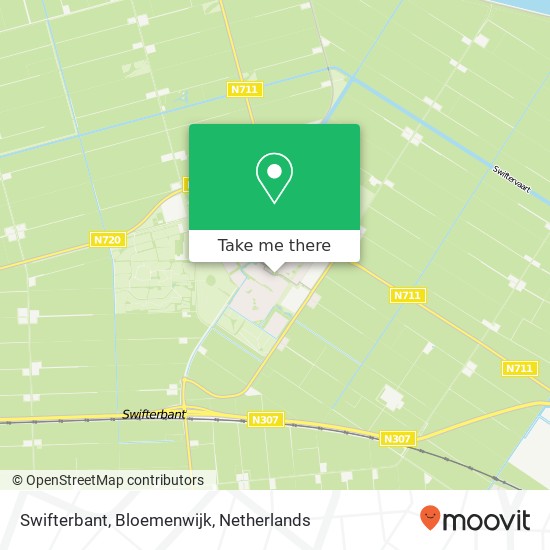 Swifterbant, Bloemenwijk kaart