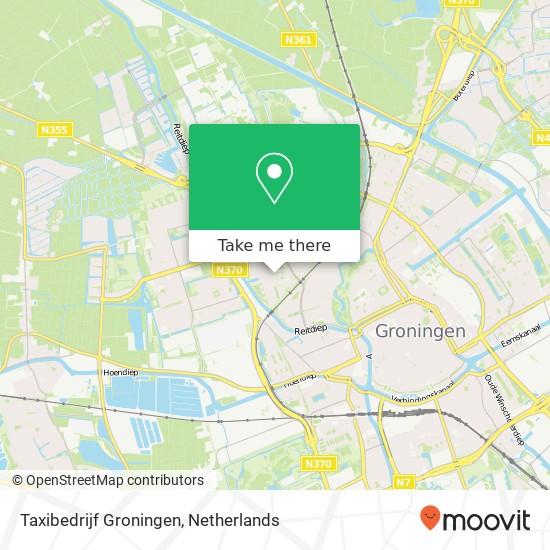 Taxibedrijf Groningen kaart