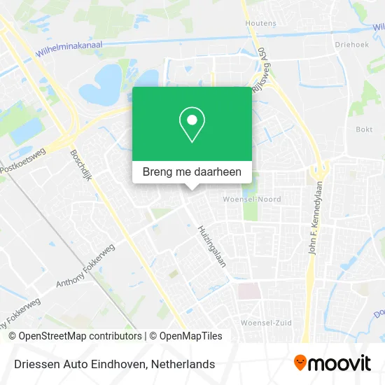 Driessen Auto Eindhoven kaart