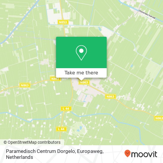 Paramedisch Centrum Dorgelo, Europaweg kaart