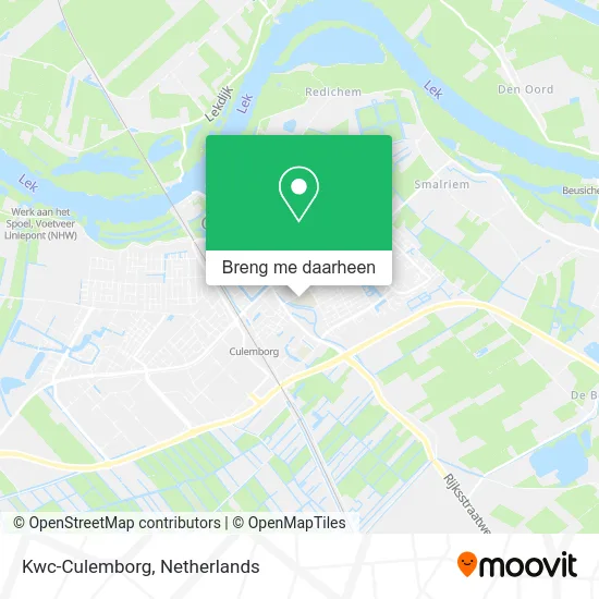 Kwc-Culemborg kaart