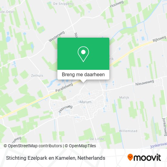 Stichting Ezelpark en Kamelen kaart