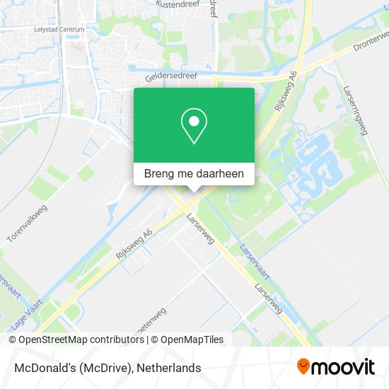 McDonald's (McDrive) kaart