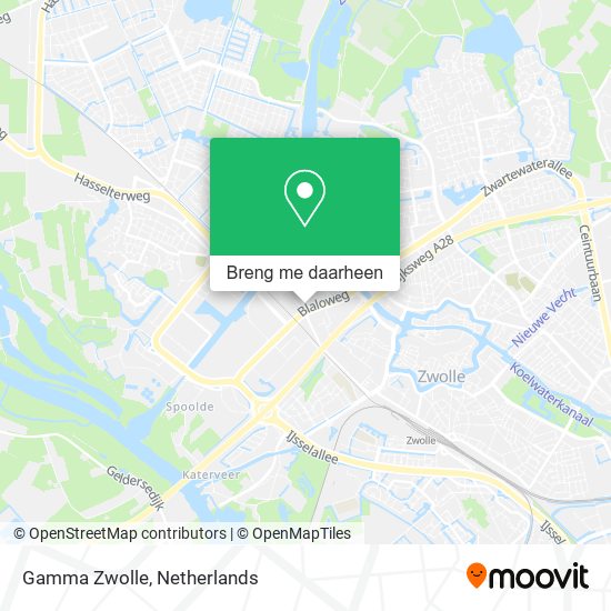 Gamma Zwolle kaart