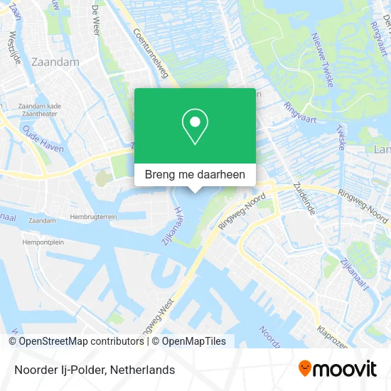 Noorder Ij-Polder kaart