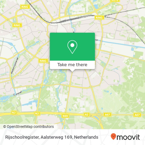 Rijschoolregister, Aalsterweg 169 kaart