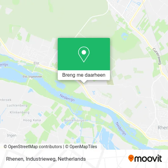 Rhenen, Industrieweg kaart