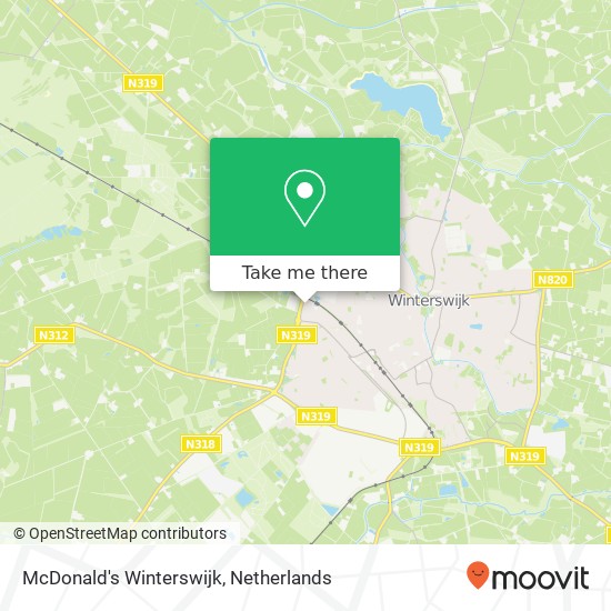 McDonald's Winterswijk, Europark 26 kaart