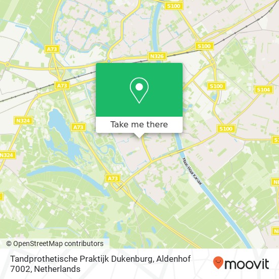 Tandprothetische Praktijk Dukenburg, Aldenhof 7002 kaart