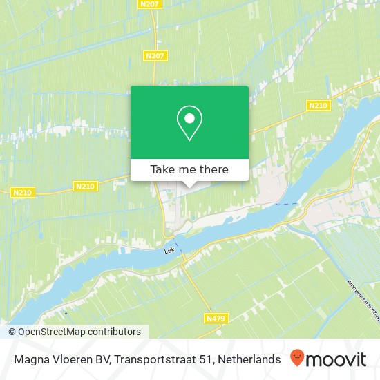 Magna Vloeren BV, Transportstraat 51 kaart