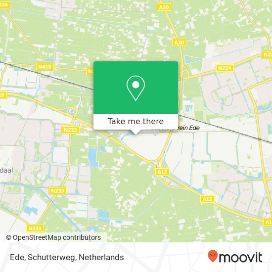 Ede, Schutterweg kaart