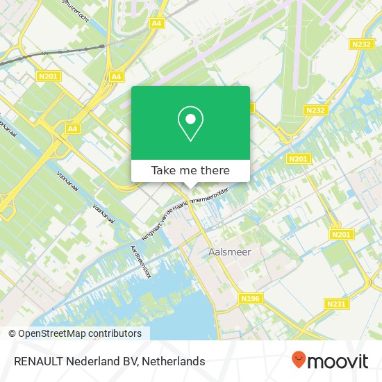 RENAULT Nederland BV, Boeingavenue 275 kaart