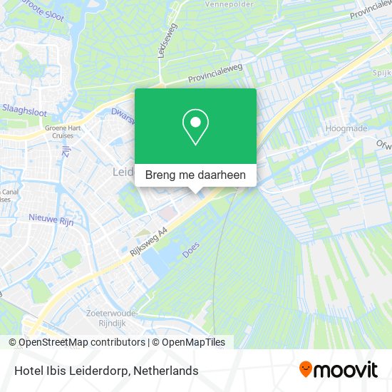 Hotel Ibis Leiderdorp kaart