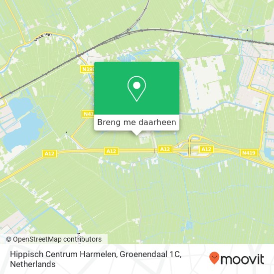 Hippisch Centrum Harmelen, Groenendaal 1C kaart